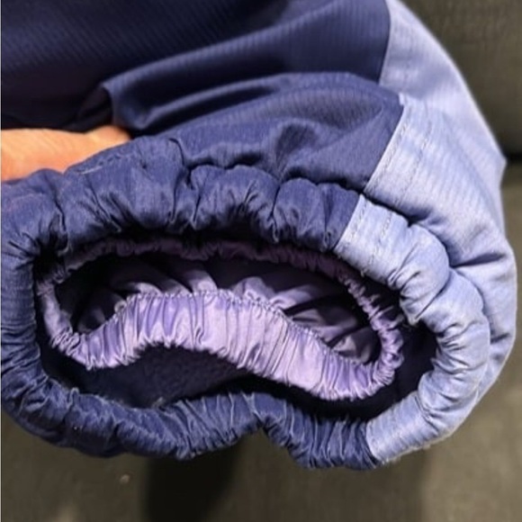 EUC! TODDLER 18 MONTH REI PURPLE INSULATED/FLEECE SNOWSUIT WITH GROWTH TUCK - Picture 3 of 12